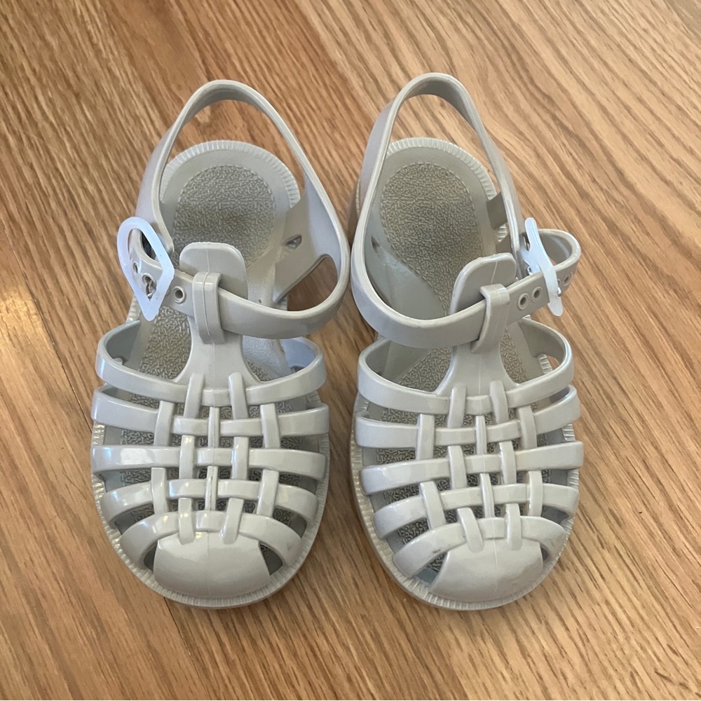 Meduse Gray Jelly Sandals Minnow Swim Toddler US size 6.5